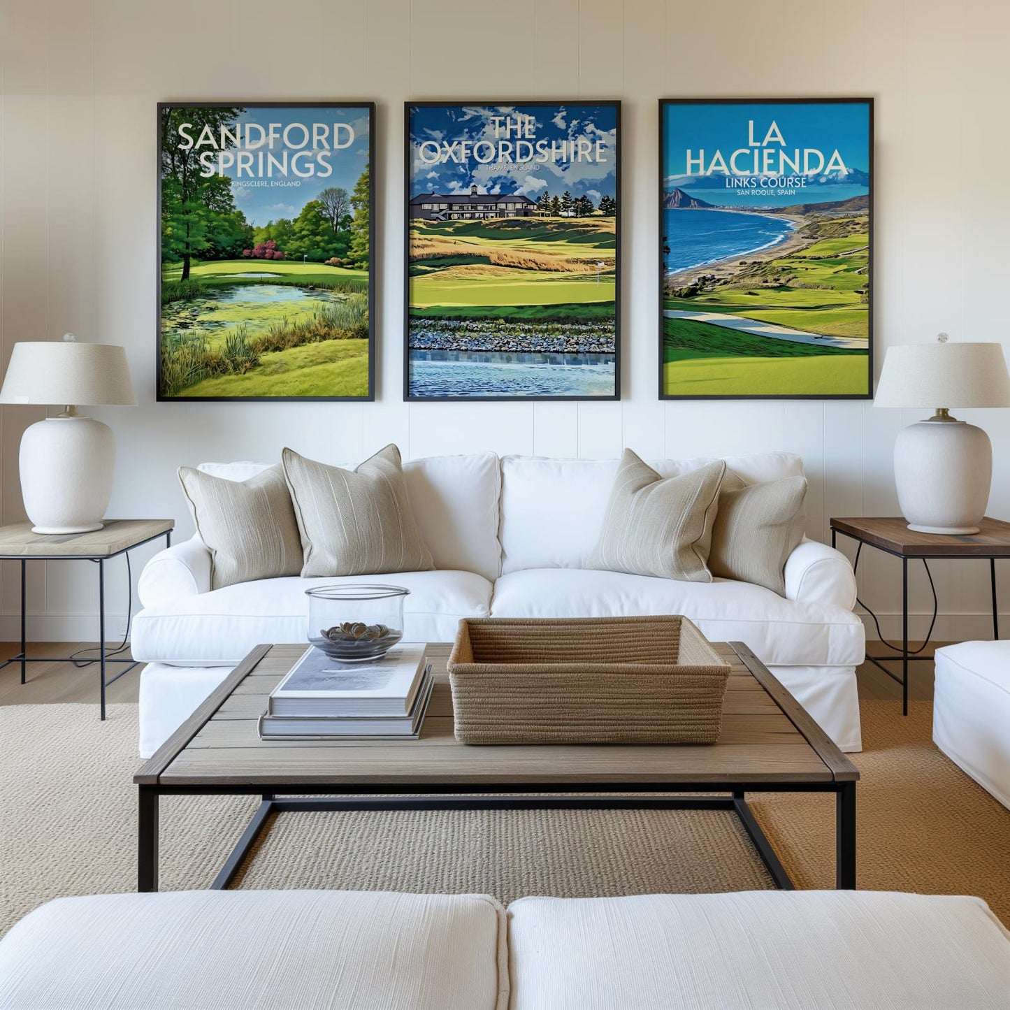 The Oxfordshire Golf Course Poster Print Wall Art