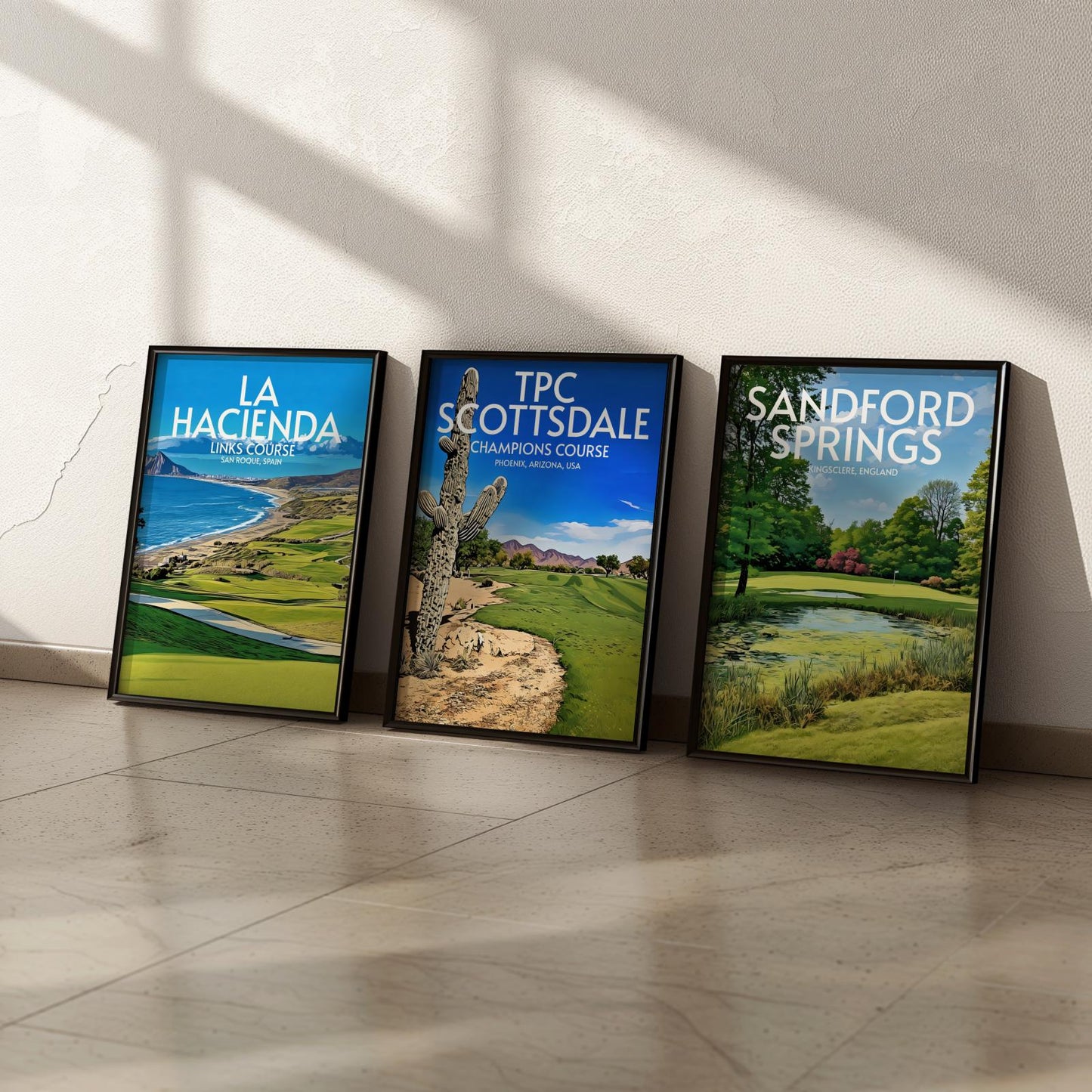 TPC Scottsdale Champions Golf Course Poster Print Wall Art