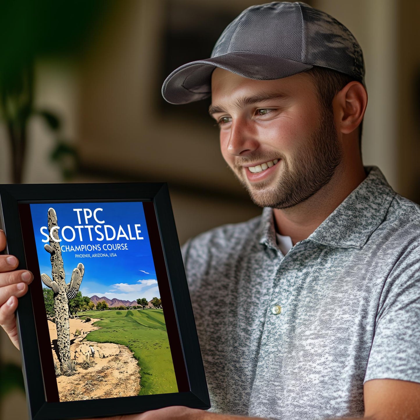 TPC Scottsdale Champions Golf Course Poster Print Wall Art