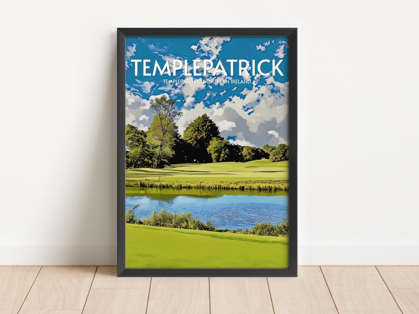 Templepatrick Golf Course Poster Print Wall Art