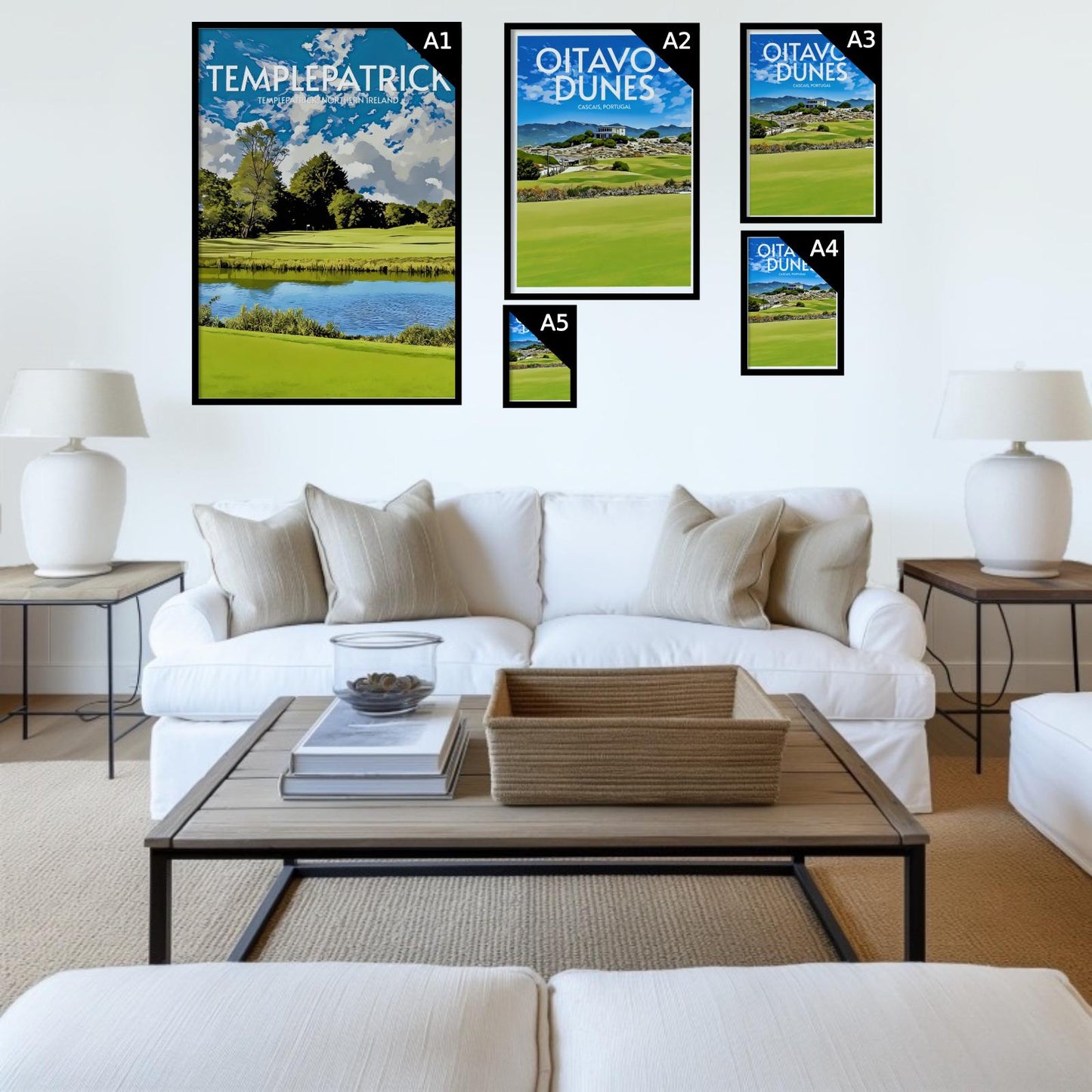 Templepatrick Golf Course Poster Print Wall Art
