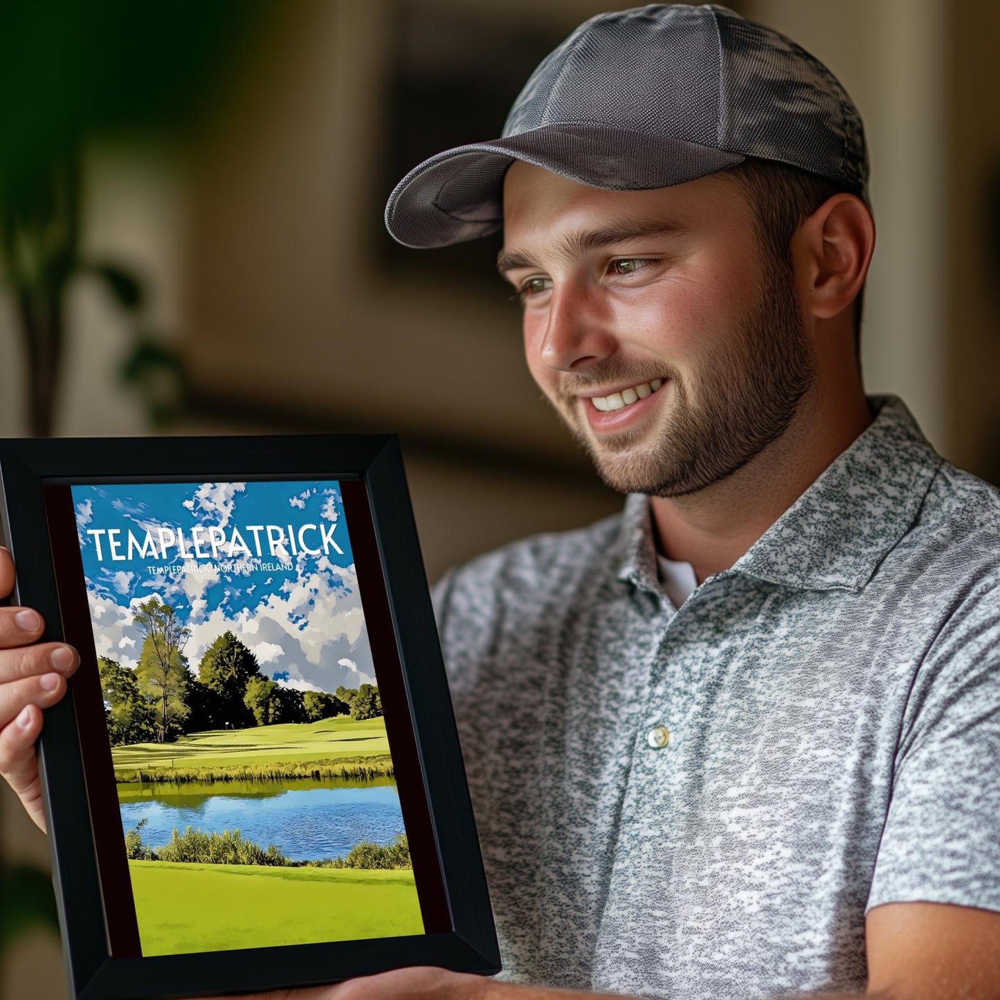 Templepatrick Golf Course Poster Print Wall Art
