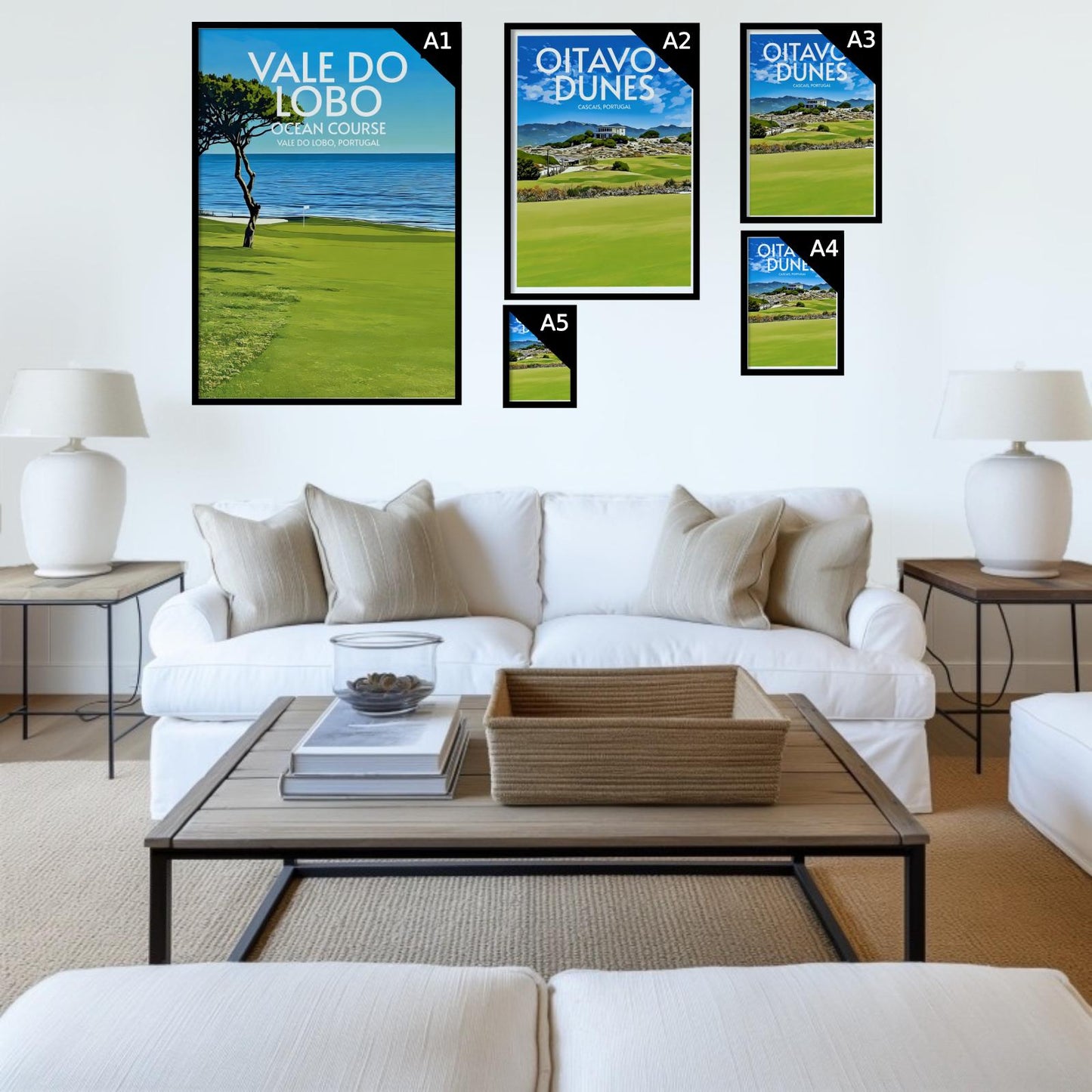 Vale do Lobo Ocean Golf Course Poster Print Wall Art