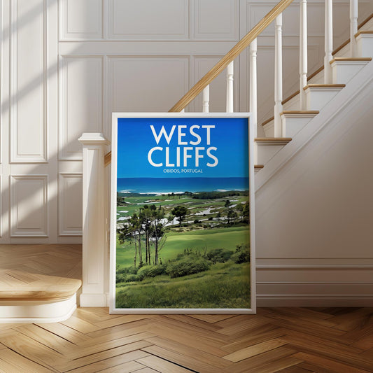 West Cliffs Golf Course Poster Print Wall Art