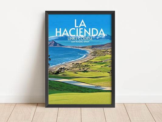 La Hacienda Links Golf Course Poster Print Wall Art