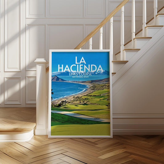 La Hacienda Links Golf Course Poster Print Wall Art
