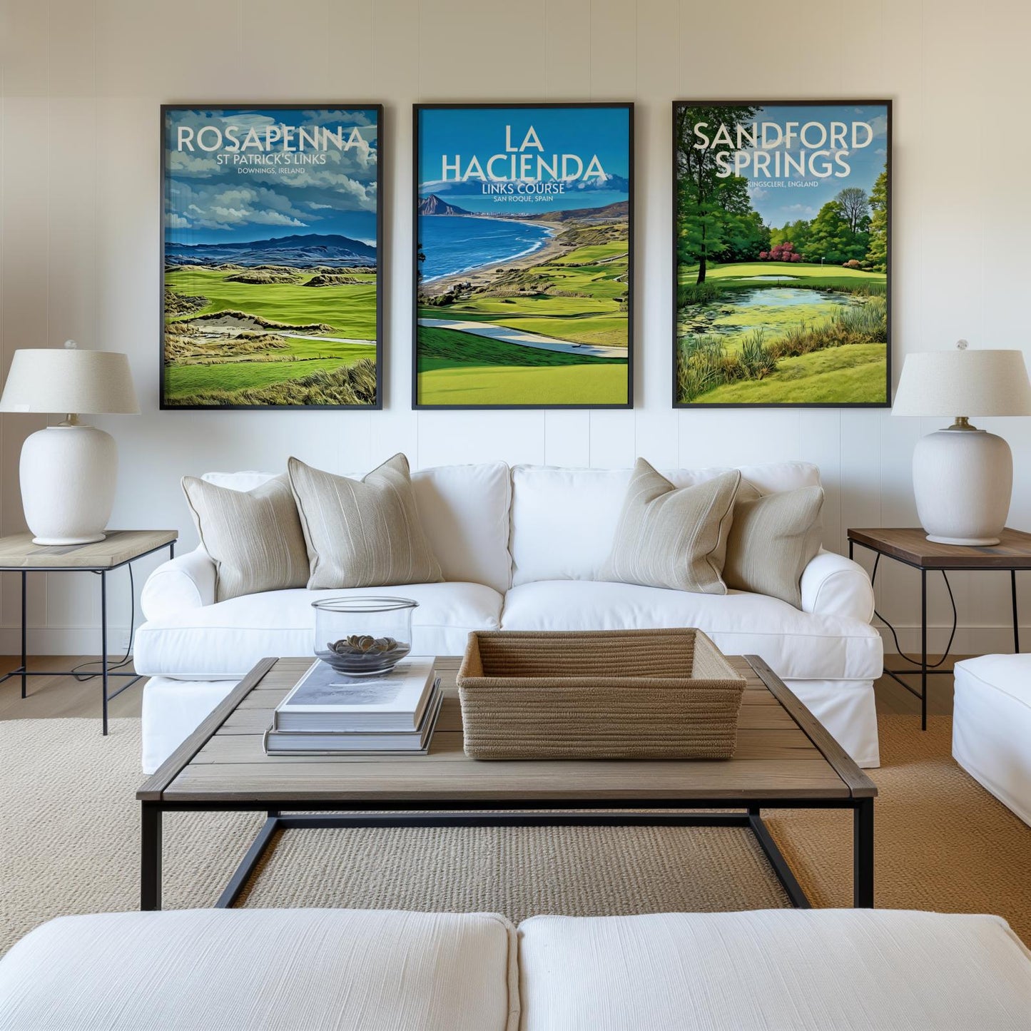 La Hacienda Links Golf Course Poster Print Wall Art
