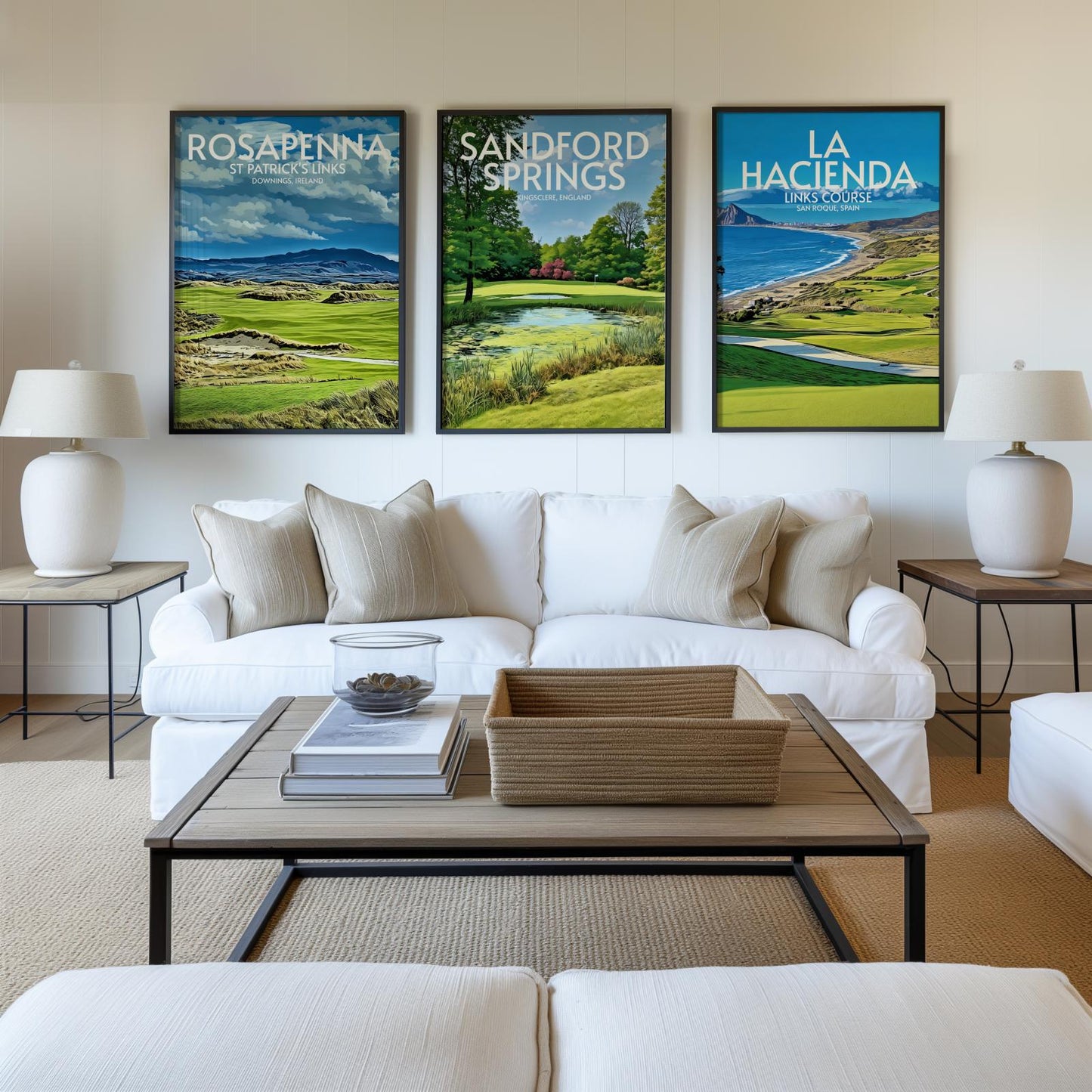 Sandford Springs Golf Course Poster Print Wall Art