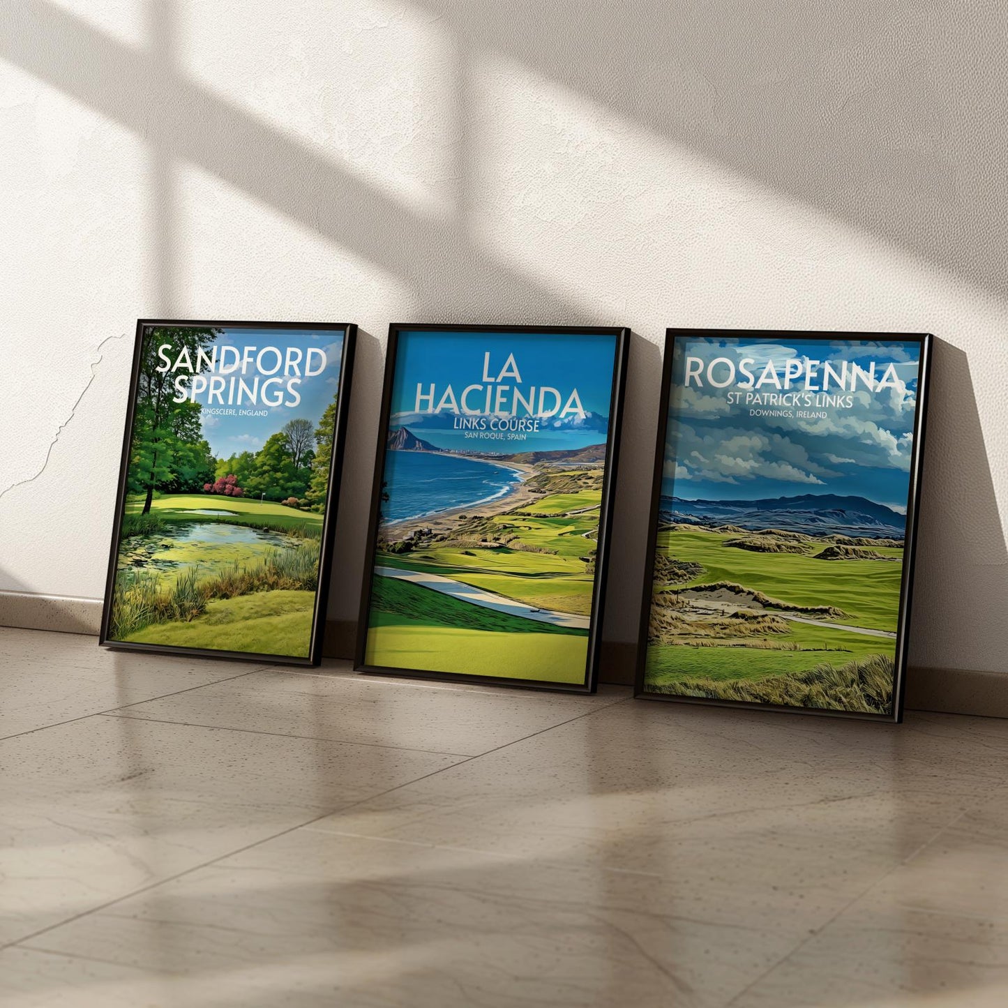 La Hacienda Links Golf Course Poster Print Wall Art