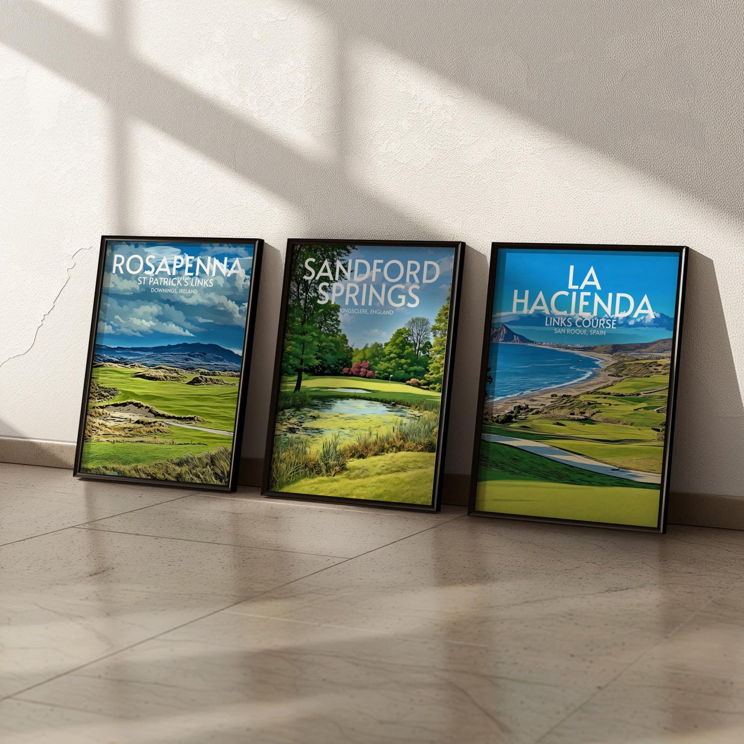 Sandford Springs Golf Course Poster Print Wall Art