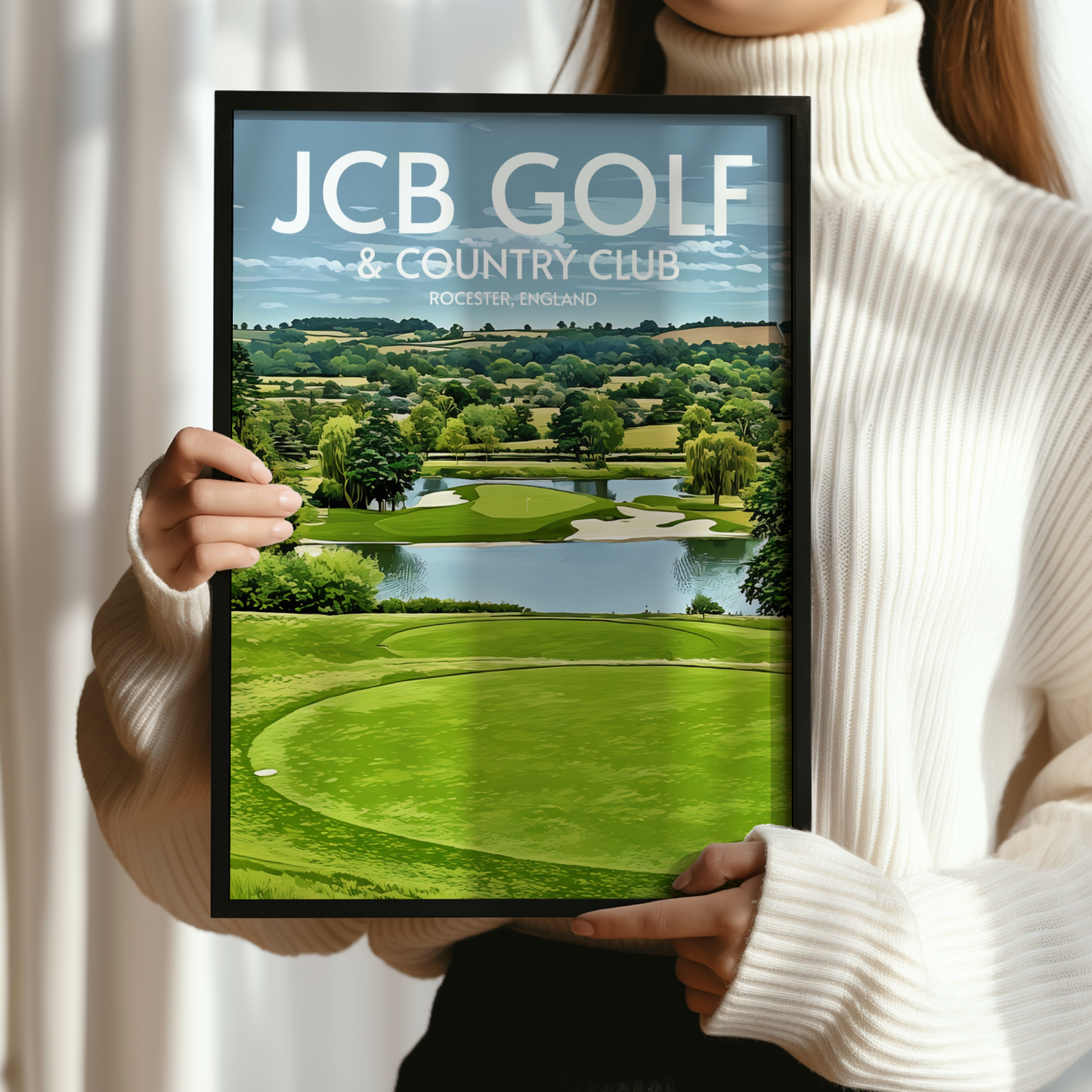 JCB Golf and Country Club Golf Course Poster Print Wall Art