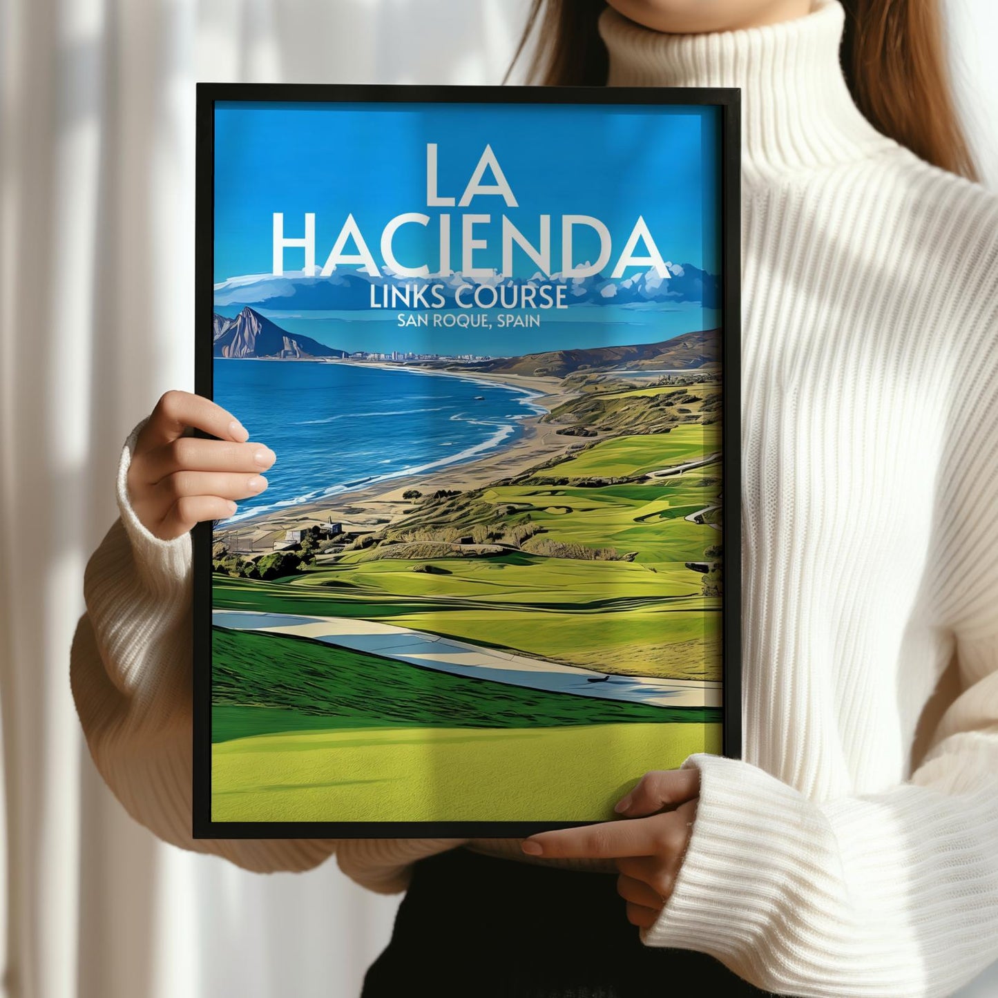La Hacienda Links Golf Course Poster Print Wall Art