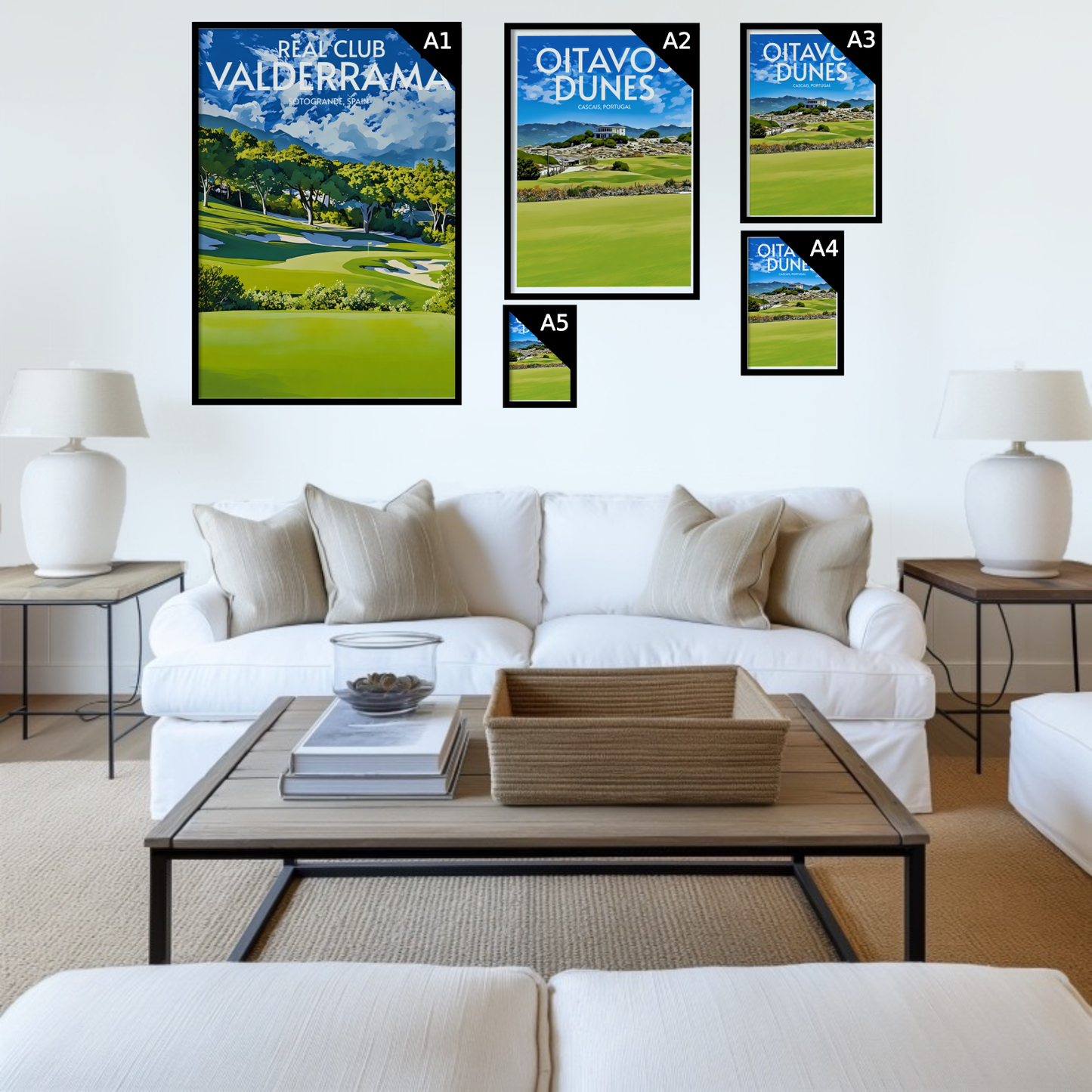 Real Club Valderrama Golf Course Poster Print Wall Art
