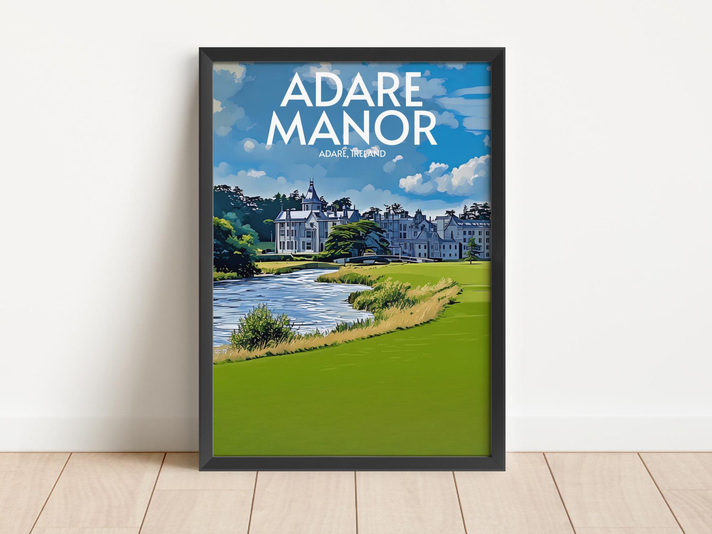 Adare Manor Golf Course Poster Print Wall Art