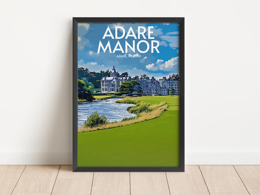 Adare Manor Golf Course Poster Print Wall Art