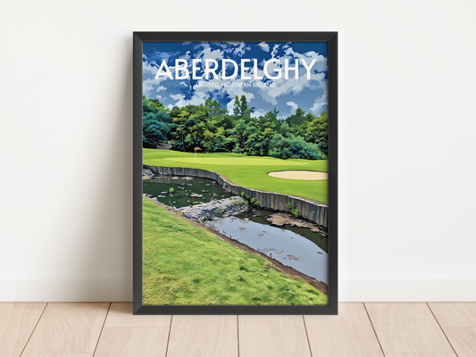 Aberdelghy Golf Course Poster Print Wall Art