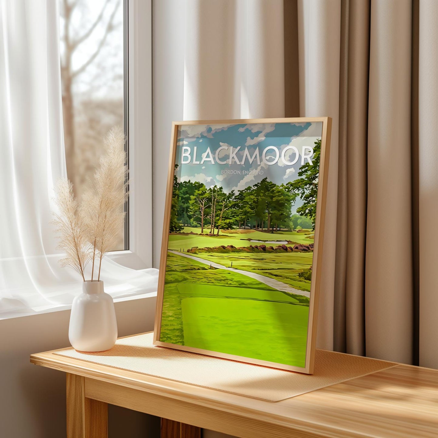 Blackmoor Golf Course Poster Print Wall Art