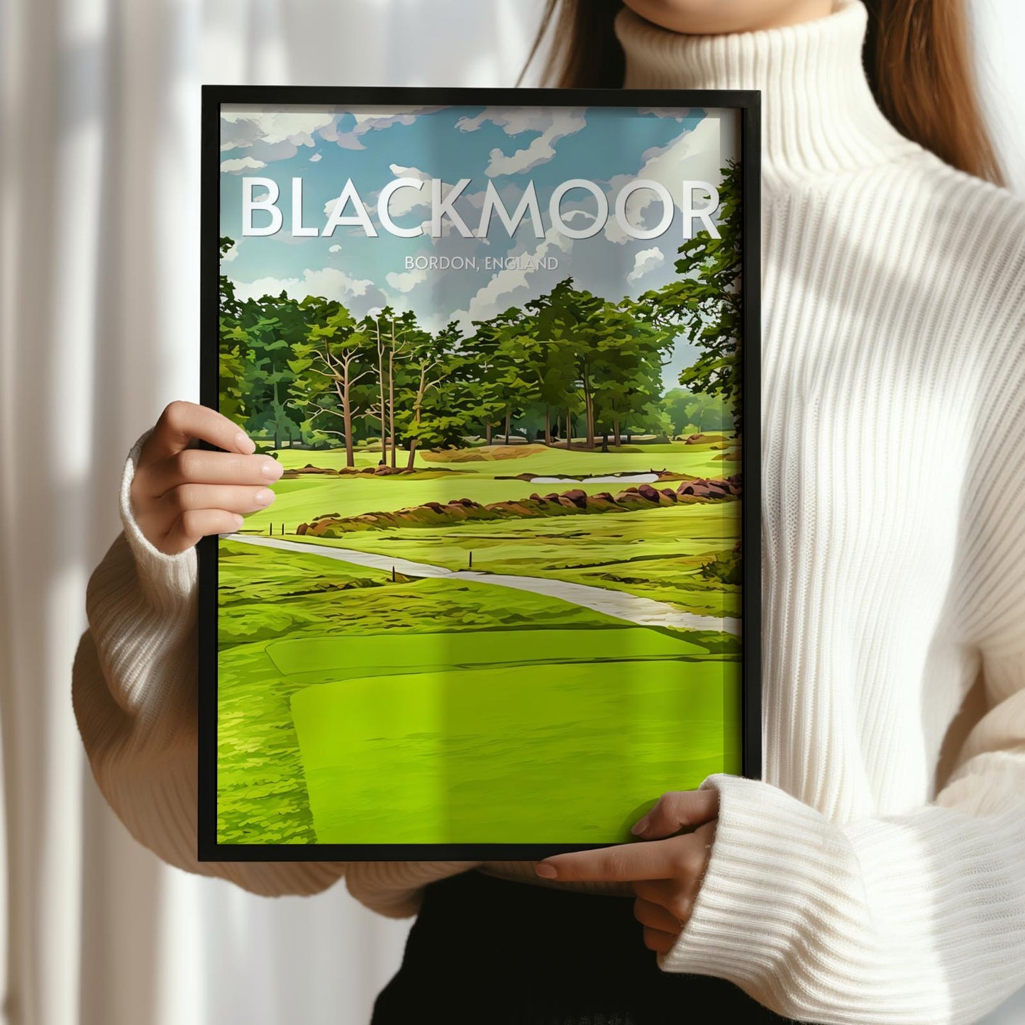 Blackmoor Golf Course Poster Print Wall Art