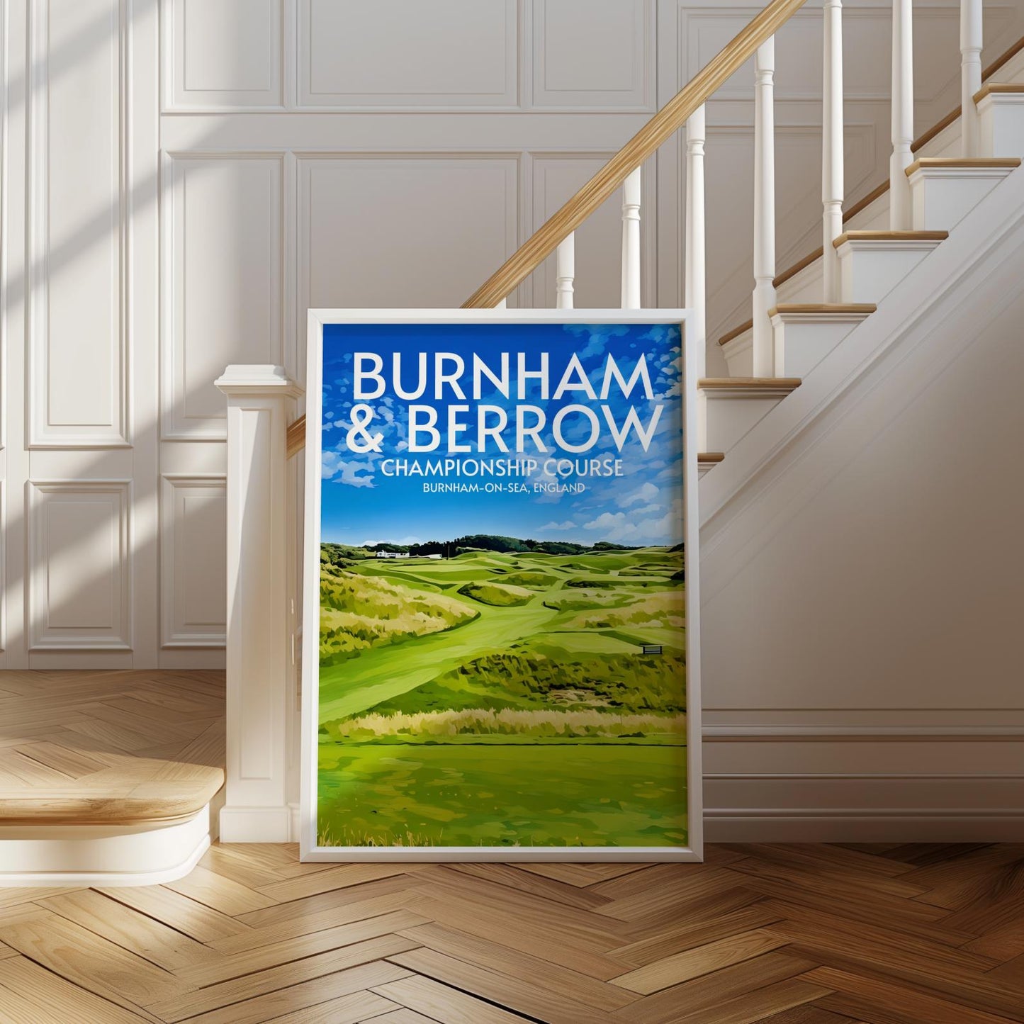 Burnham and Berrow Golf Course Poster Print Wall Art