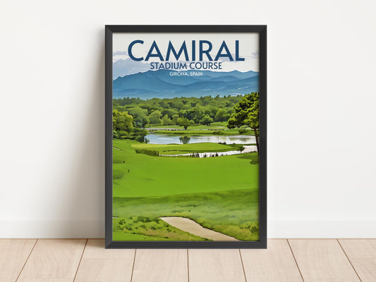 Camiral Stadium Course Golf Course Poster Print Wall Art