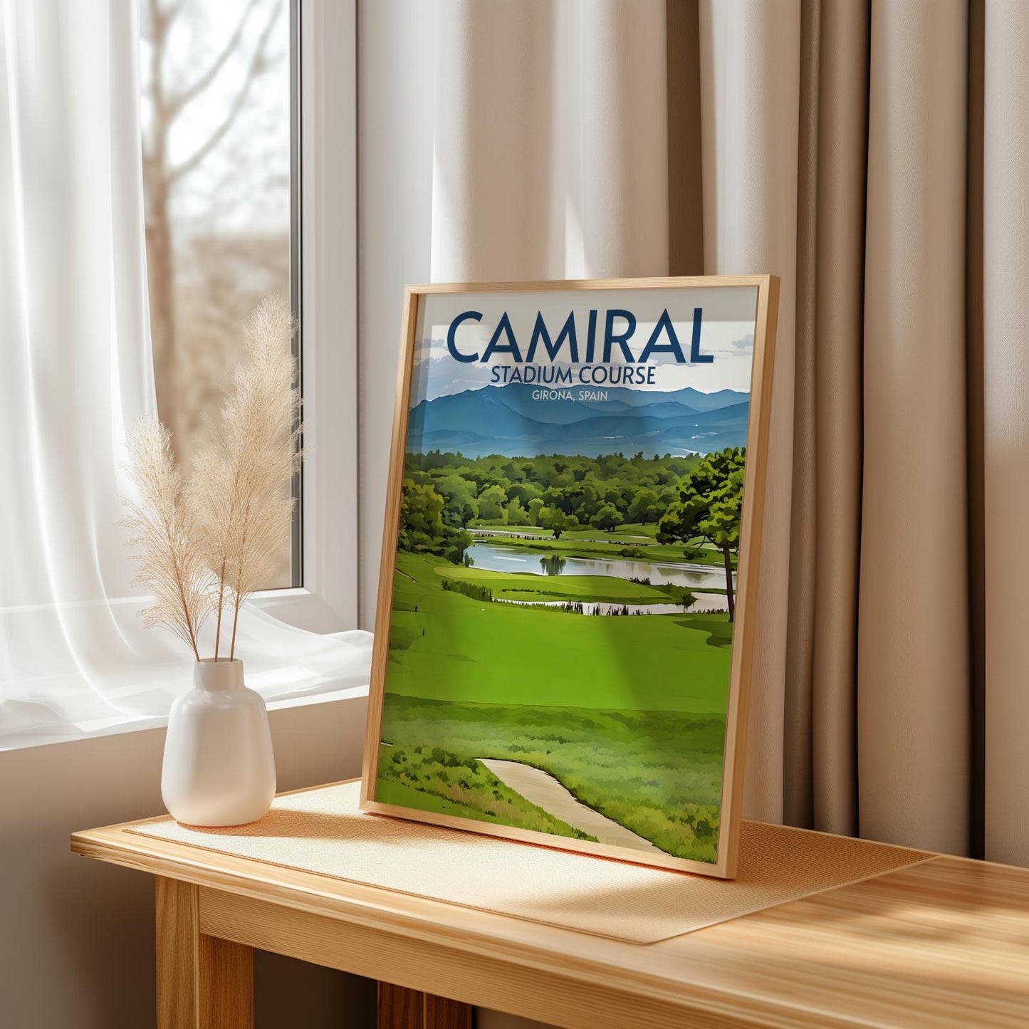 Camiral Stadium Course Golf Course Poster Print Wall Art
