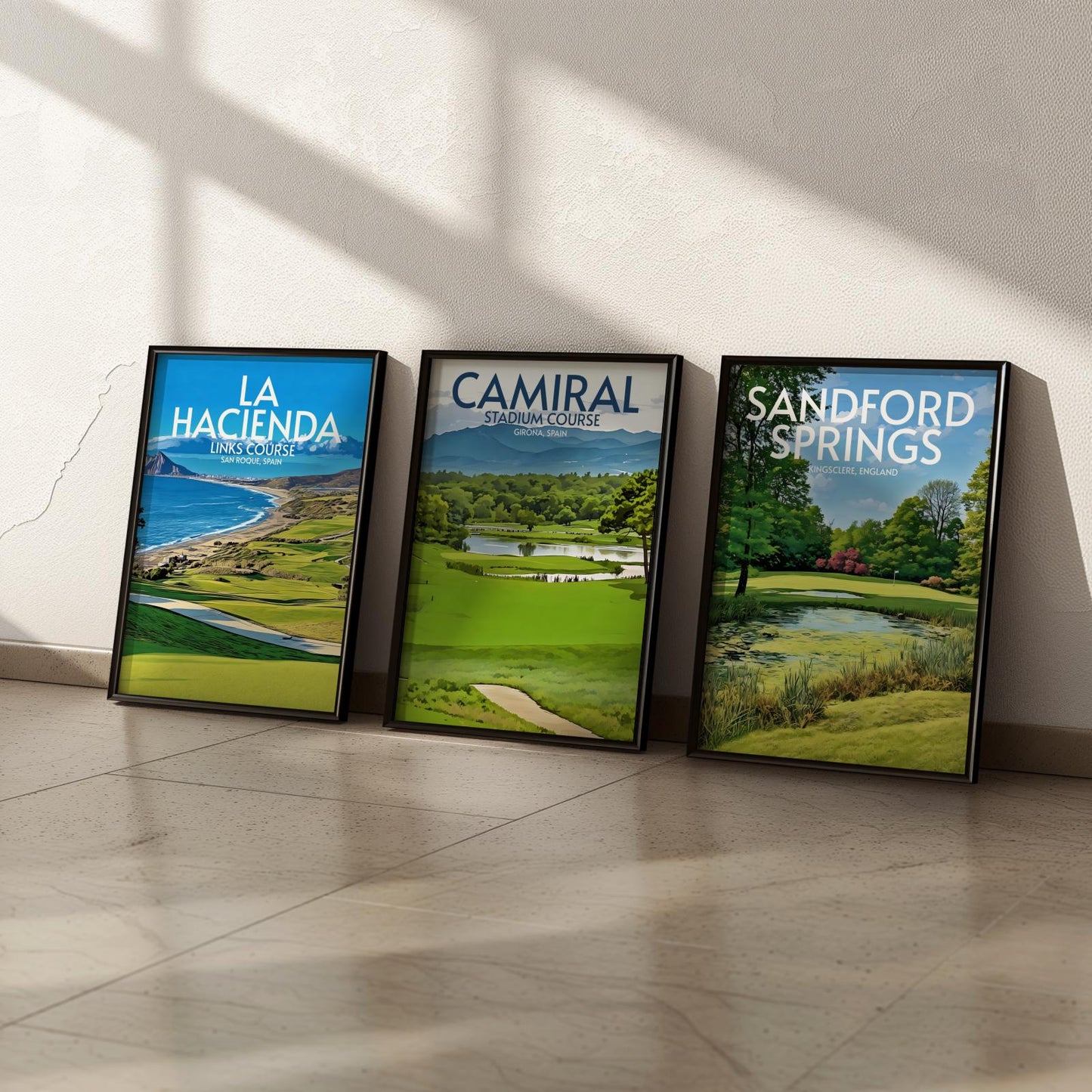 Camiral Stadium Course Golf Course Poster Print Wall Art