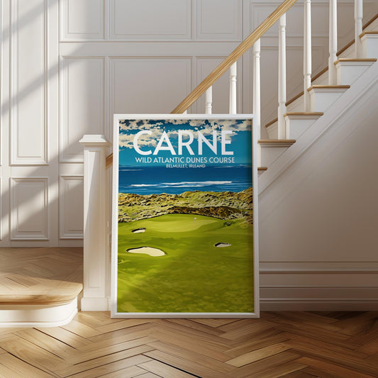 Carne Wild Atlantic Dunes Golf Course Poster Print Wall Art