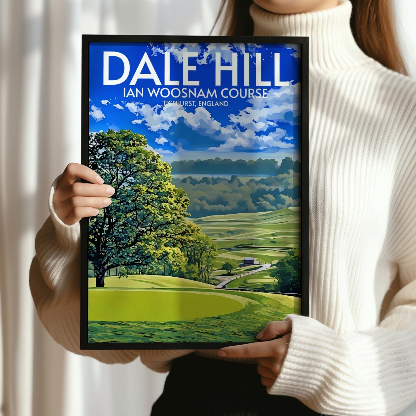 Dale Hill Ian Woosnam Course Golf Course Poster Print Wall Art