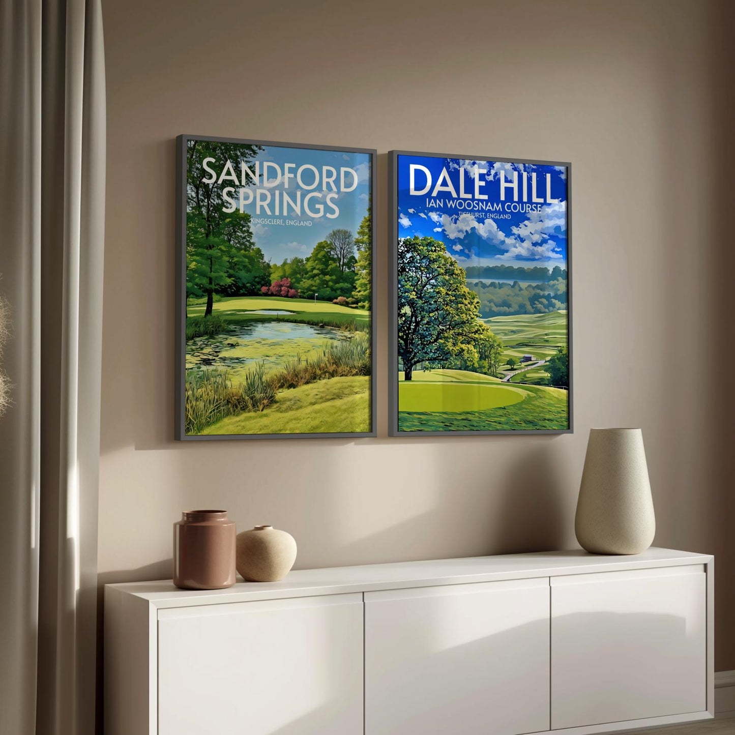 Dale Hill Ian Woosnam Course Golf Course Poster Print Wall Art