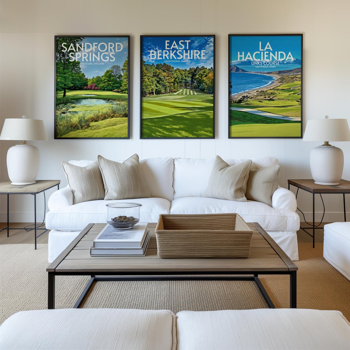 East Berkshire Golf Course Poster Print Wall Art