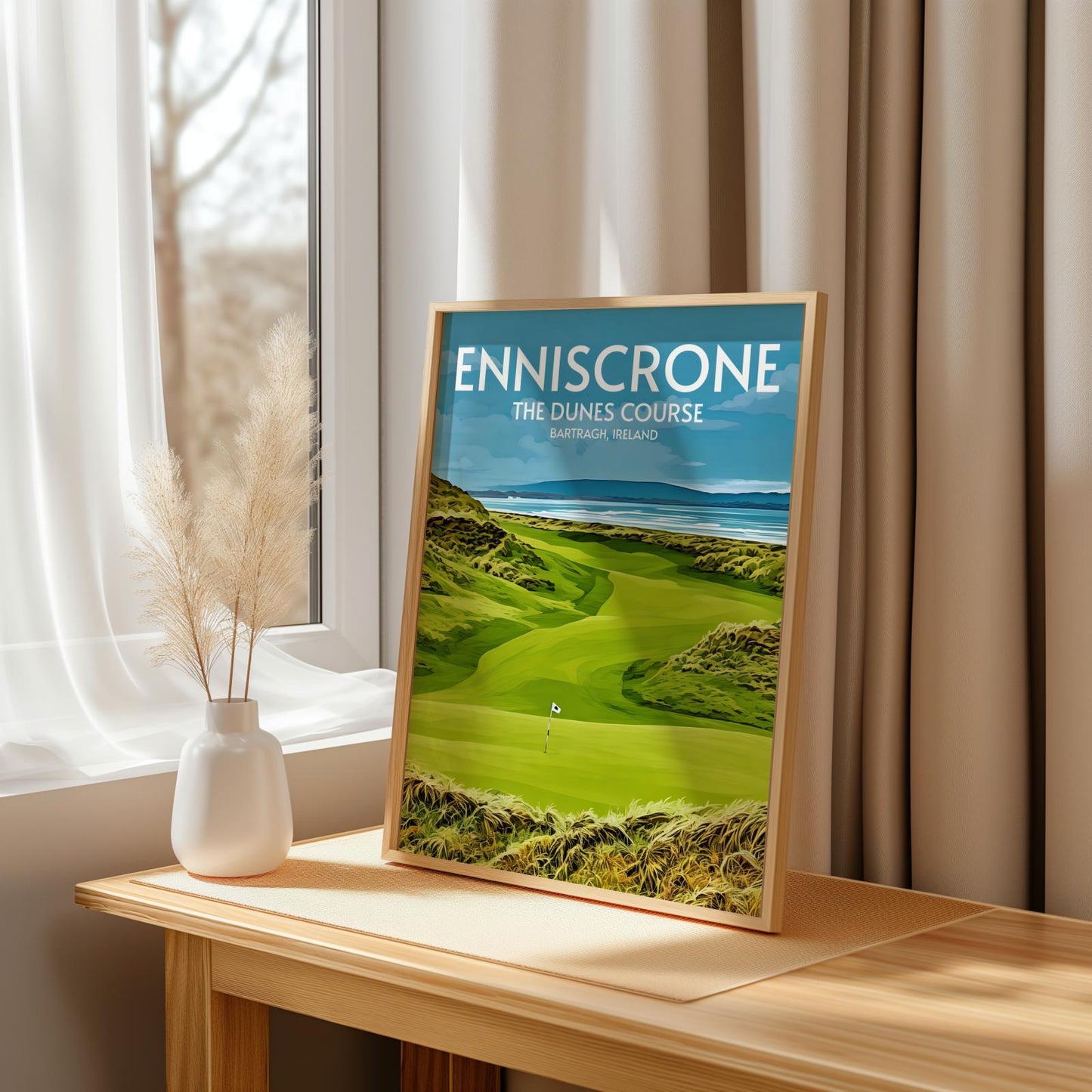 Enniscrone Golf Course Poster Print Wall Art