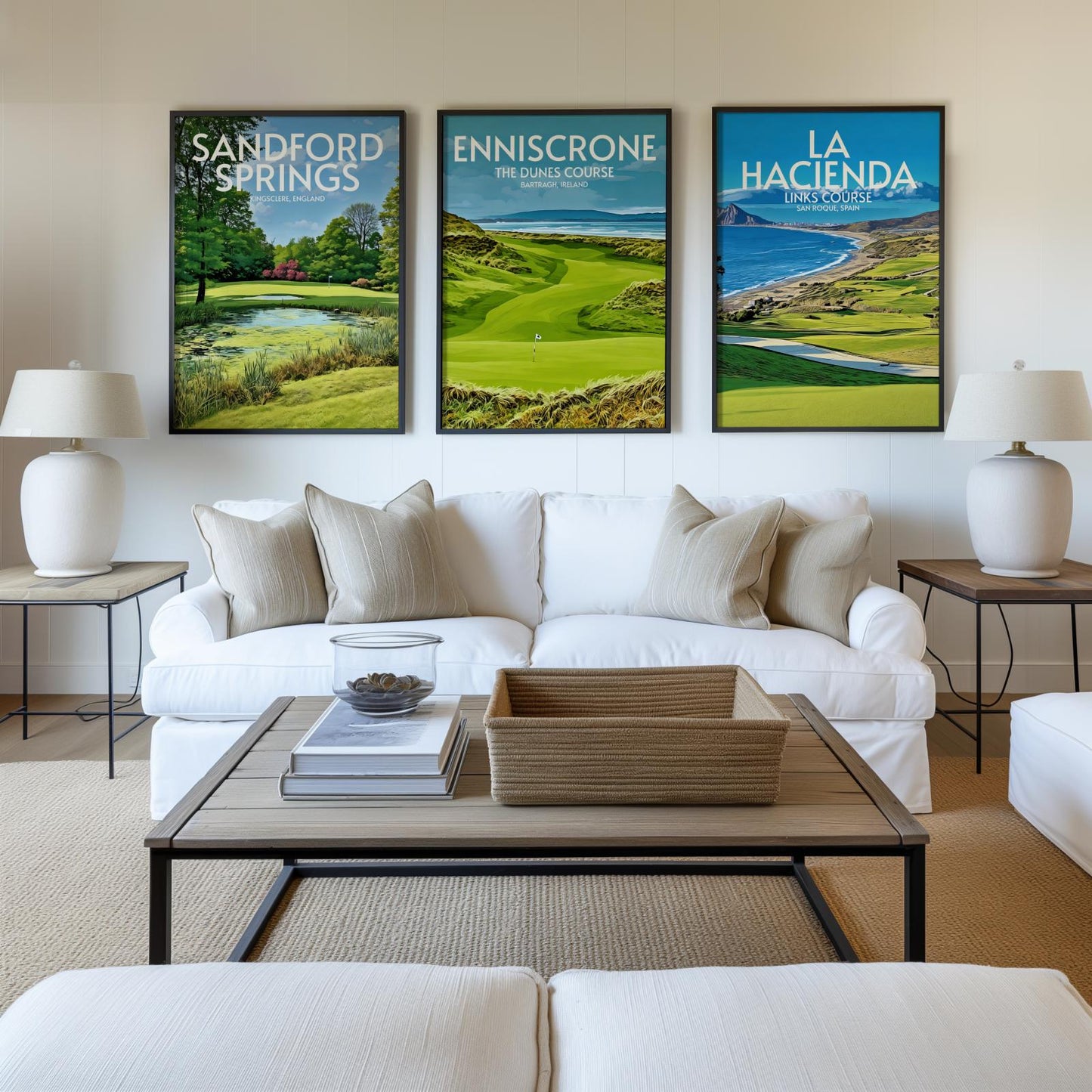 Enniscrone Golf Course Poster Print Wall Art