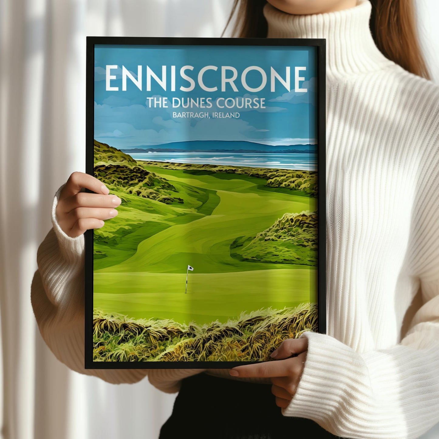 Enniscrone Golf Course Poster Print Wall Art