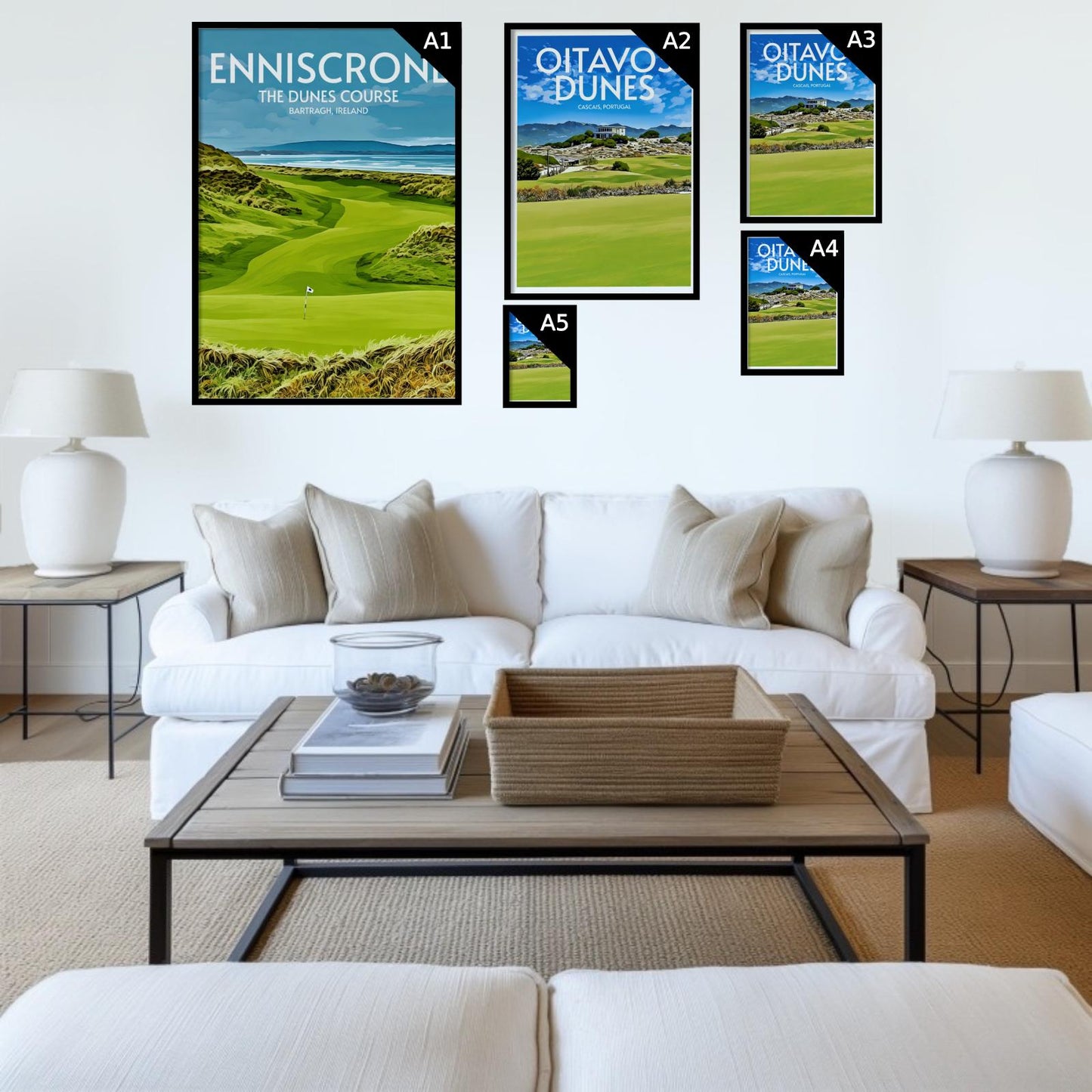Enniscrone Golf Course Poster Print Wall Art