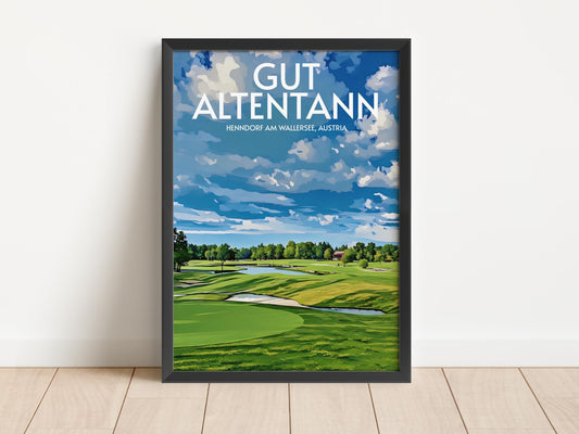 Gut Altentann Golf Course Poster Print Wall Art