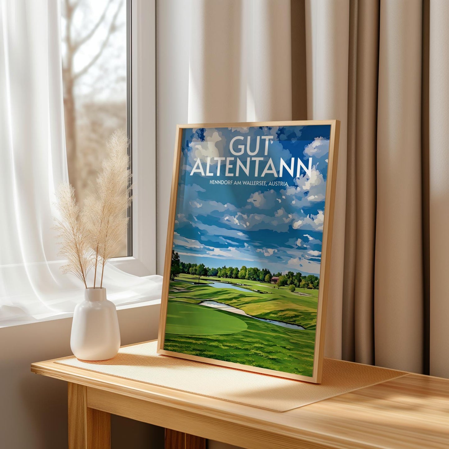 Gut Altentann Golf Course Poster Print Wall Art