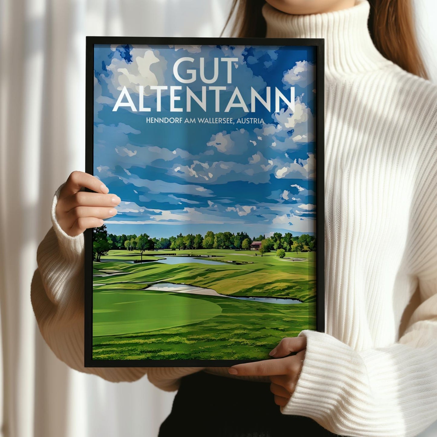 Gut Altentann Golf Course Poster Print Wall Art
