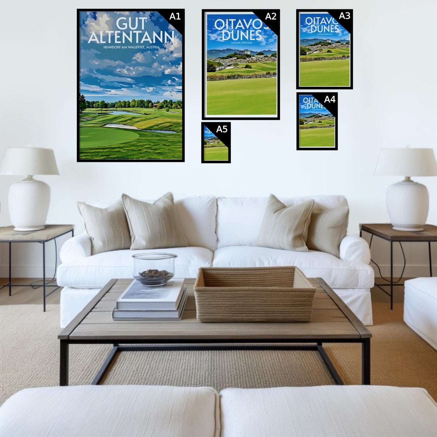 Gut Altentann Golf Course Poster Print Wall Art