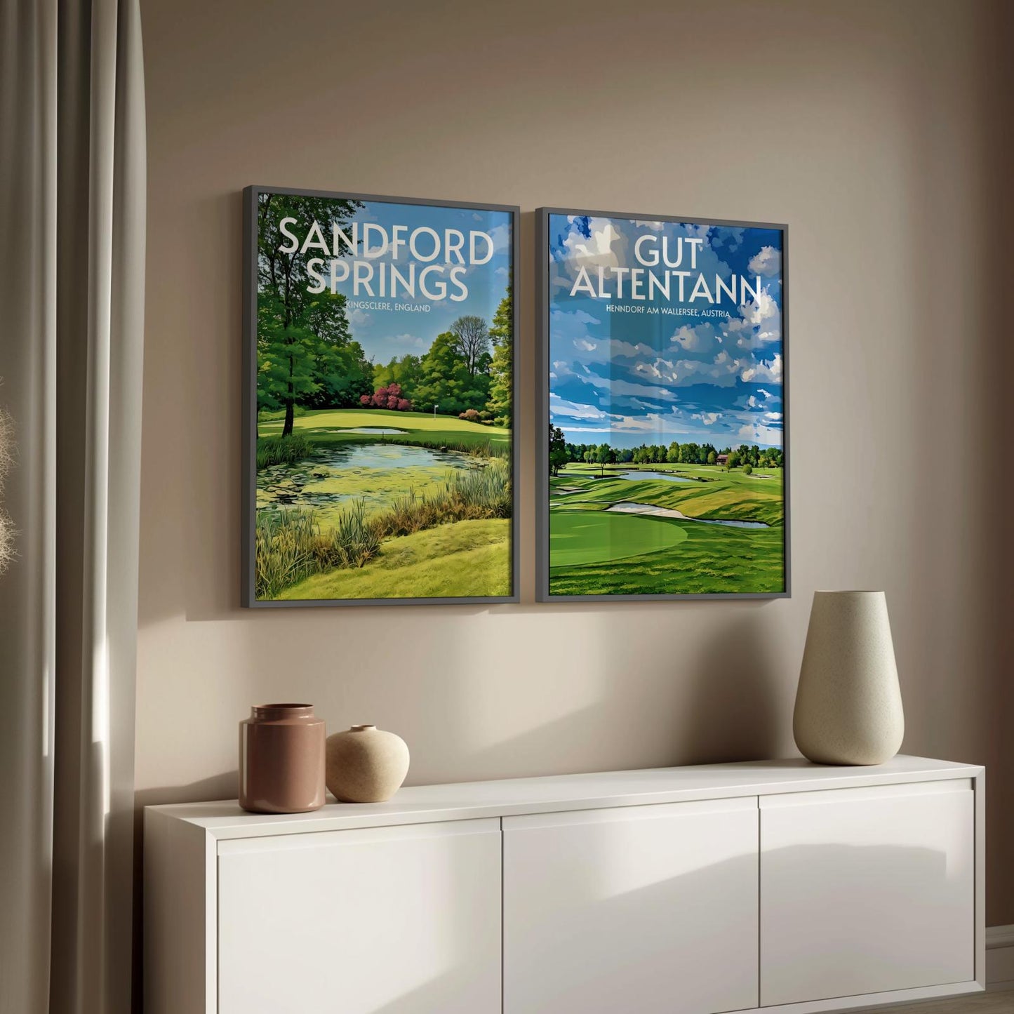 Gut Altentann Golf Course Poster Print Wall Art