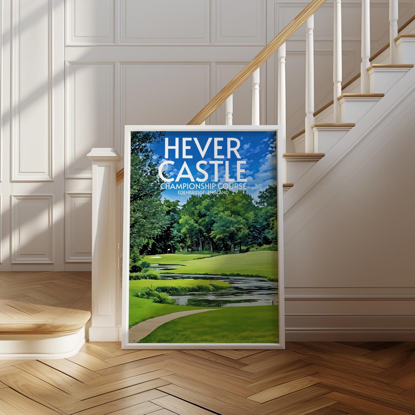 Hever Castle Golf Course Poster Print Wall Art