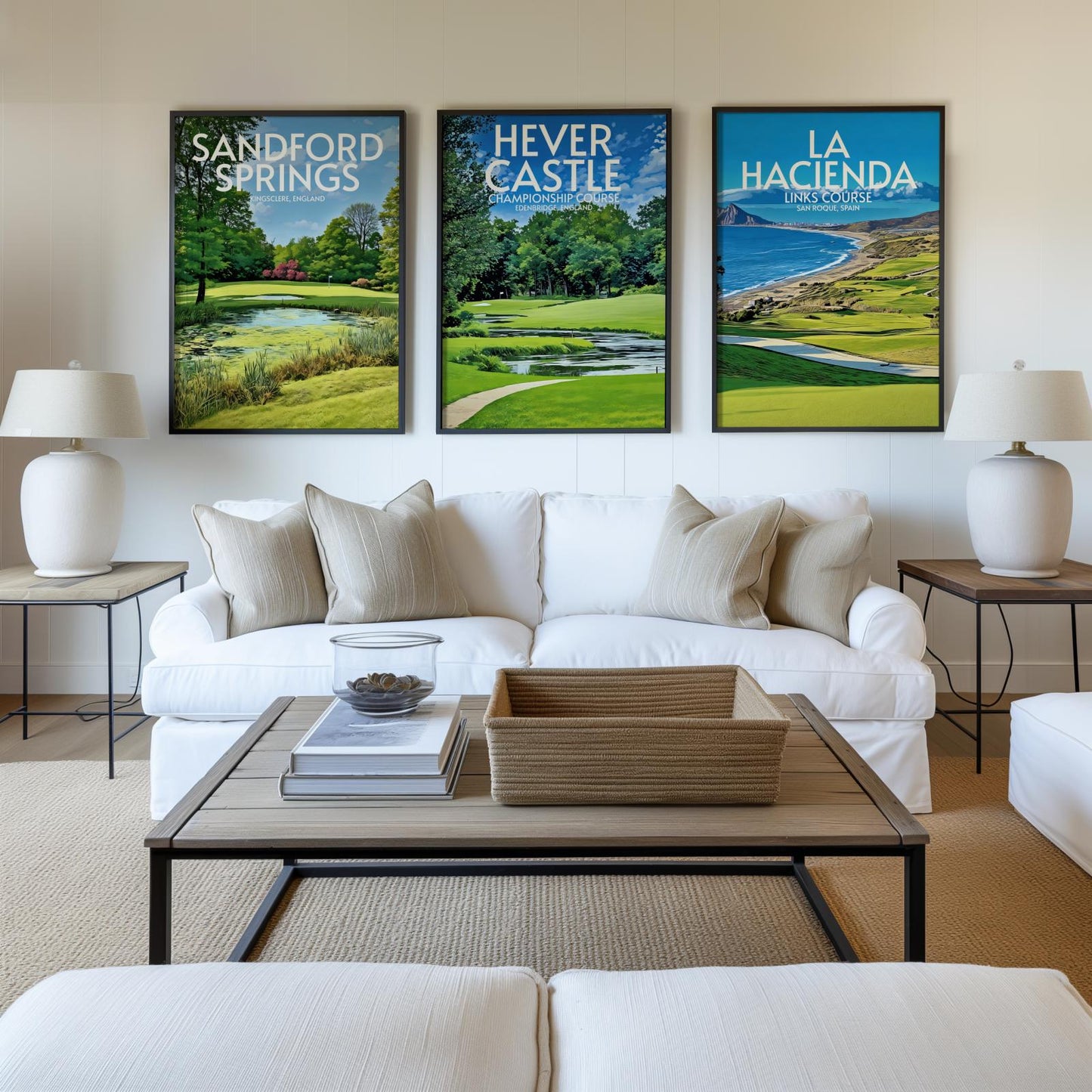 Hever Castle Golf Course Poster Print Wall Art