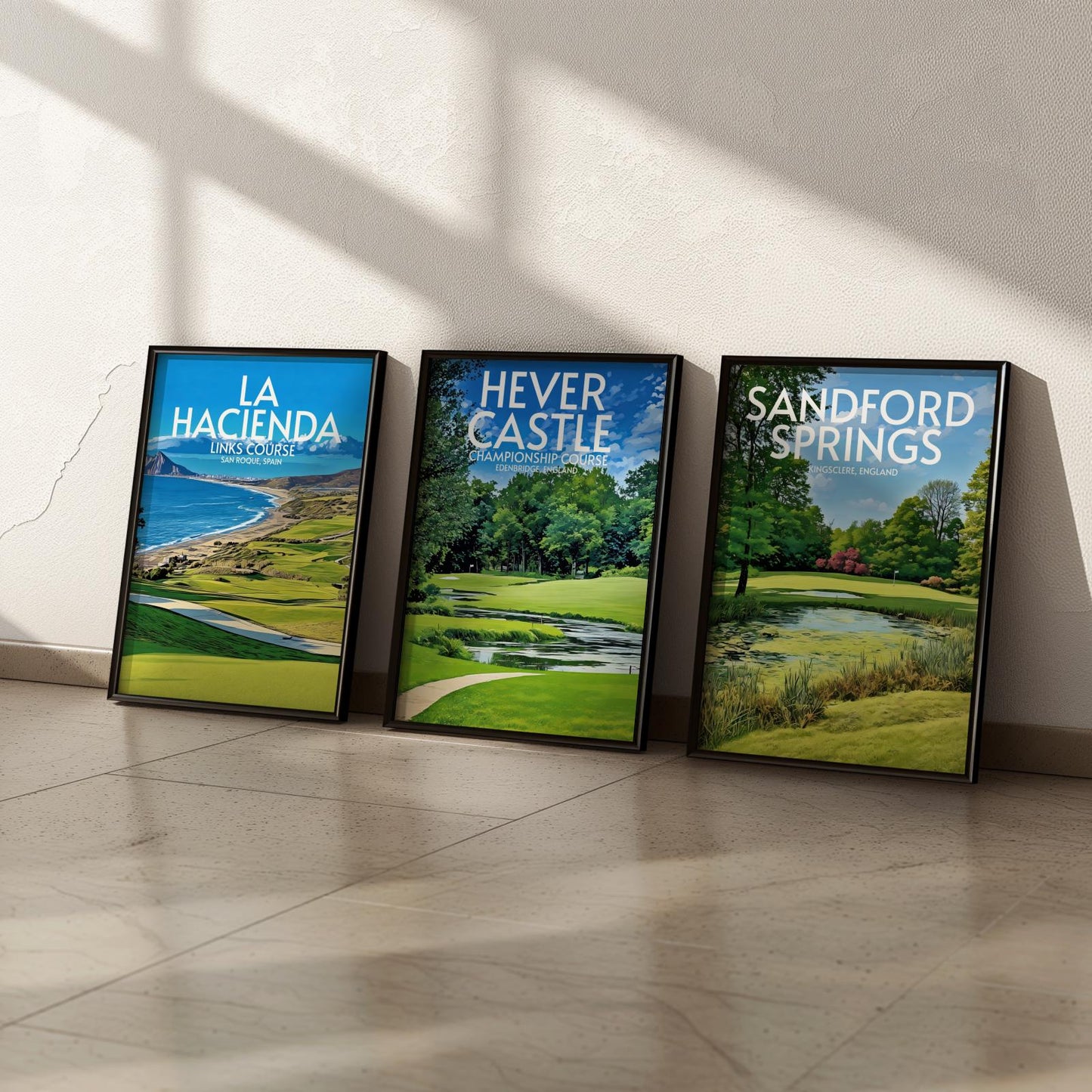 Hever Castle Golf Course Poster Print Wall Art