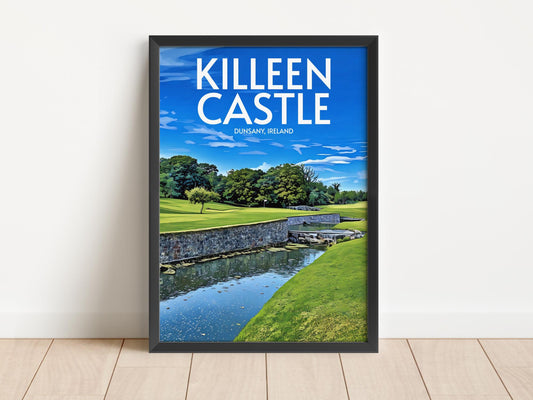 Kileen Castle Golf Course Poster Print Wall Art