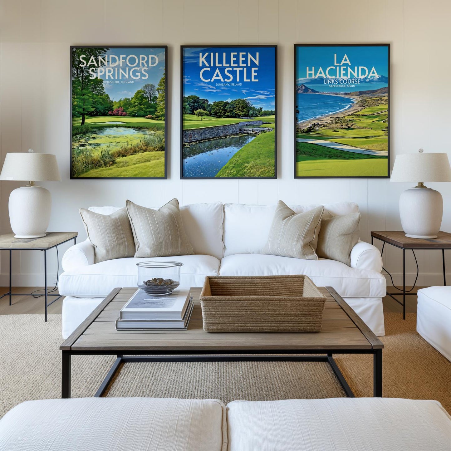 Kileen Castle Golf Course Poster Print Wall Art