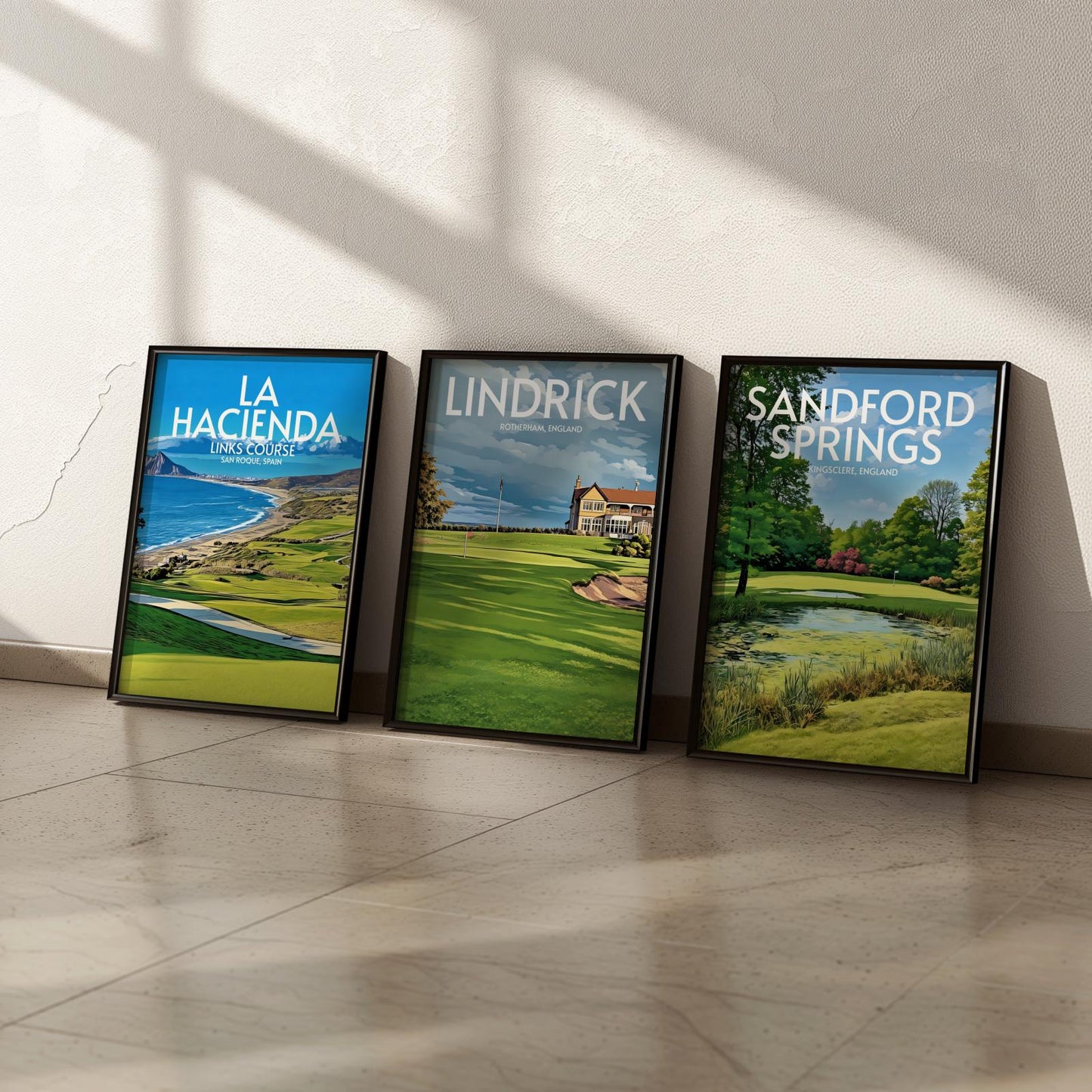 Lindrick Golf Course Poster Print Wall Art