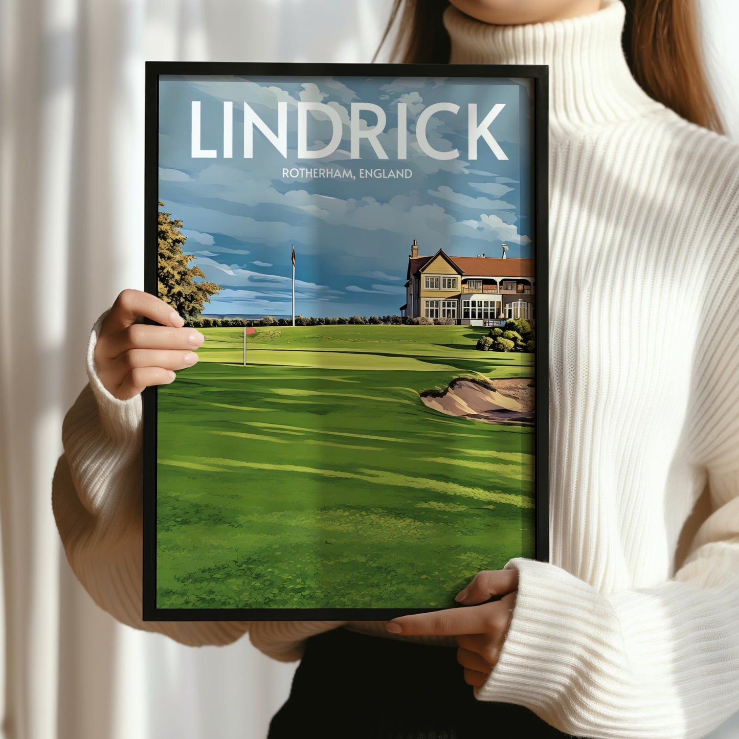 Lindrick Golf Course Poster Print Wall Art