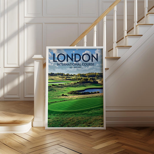 London Club International Golf Course Poster Print Wall Art