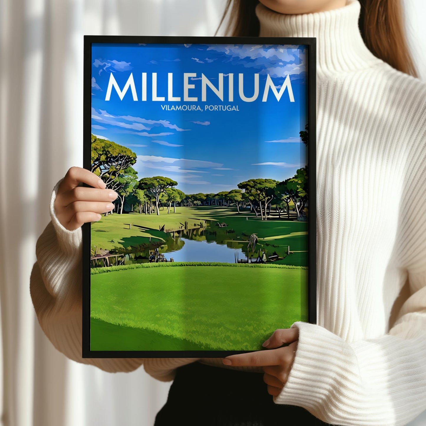 Millenium Golf Course Poster Print Wall Art