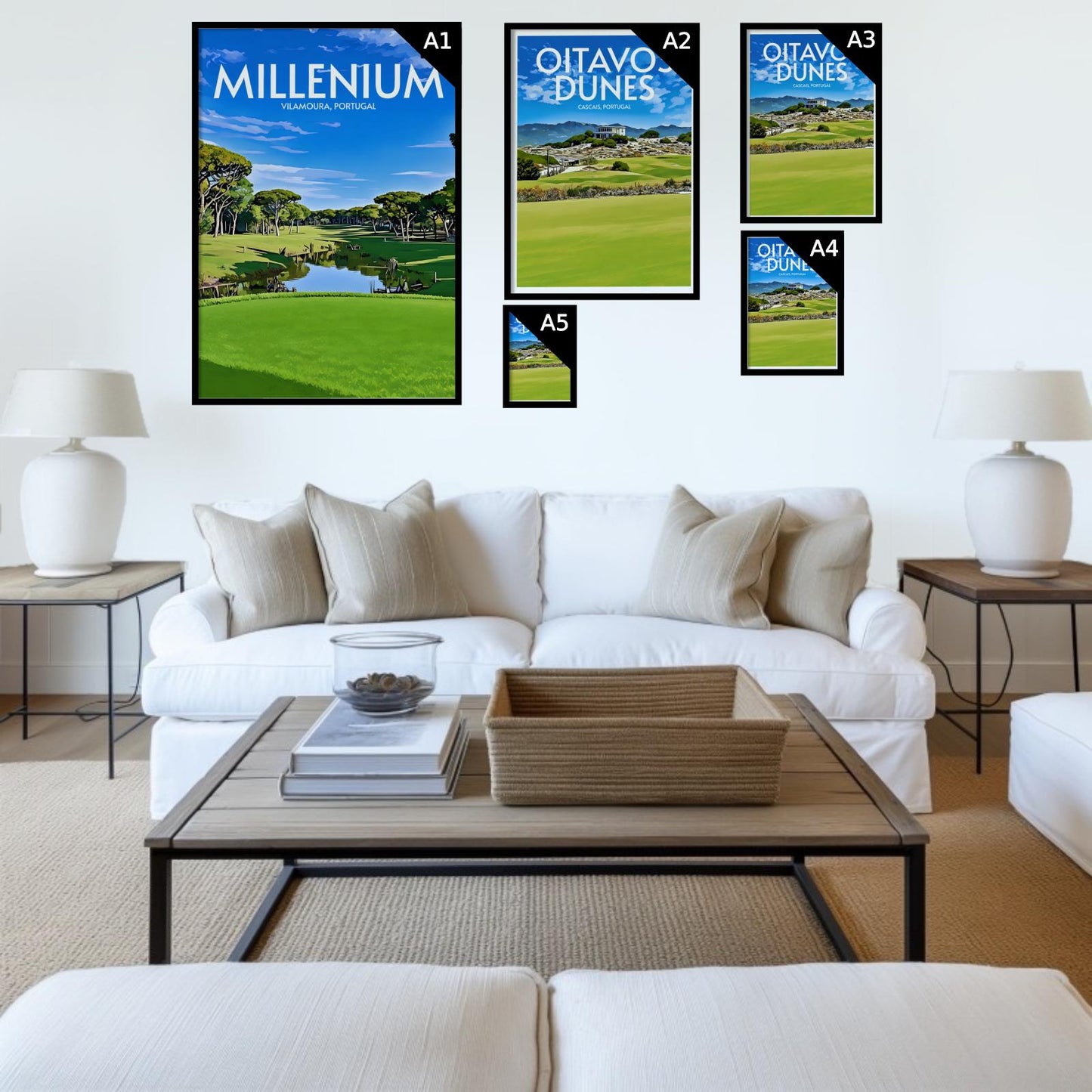 Millenium Golf Course Poster Print Wall Art