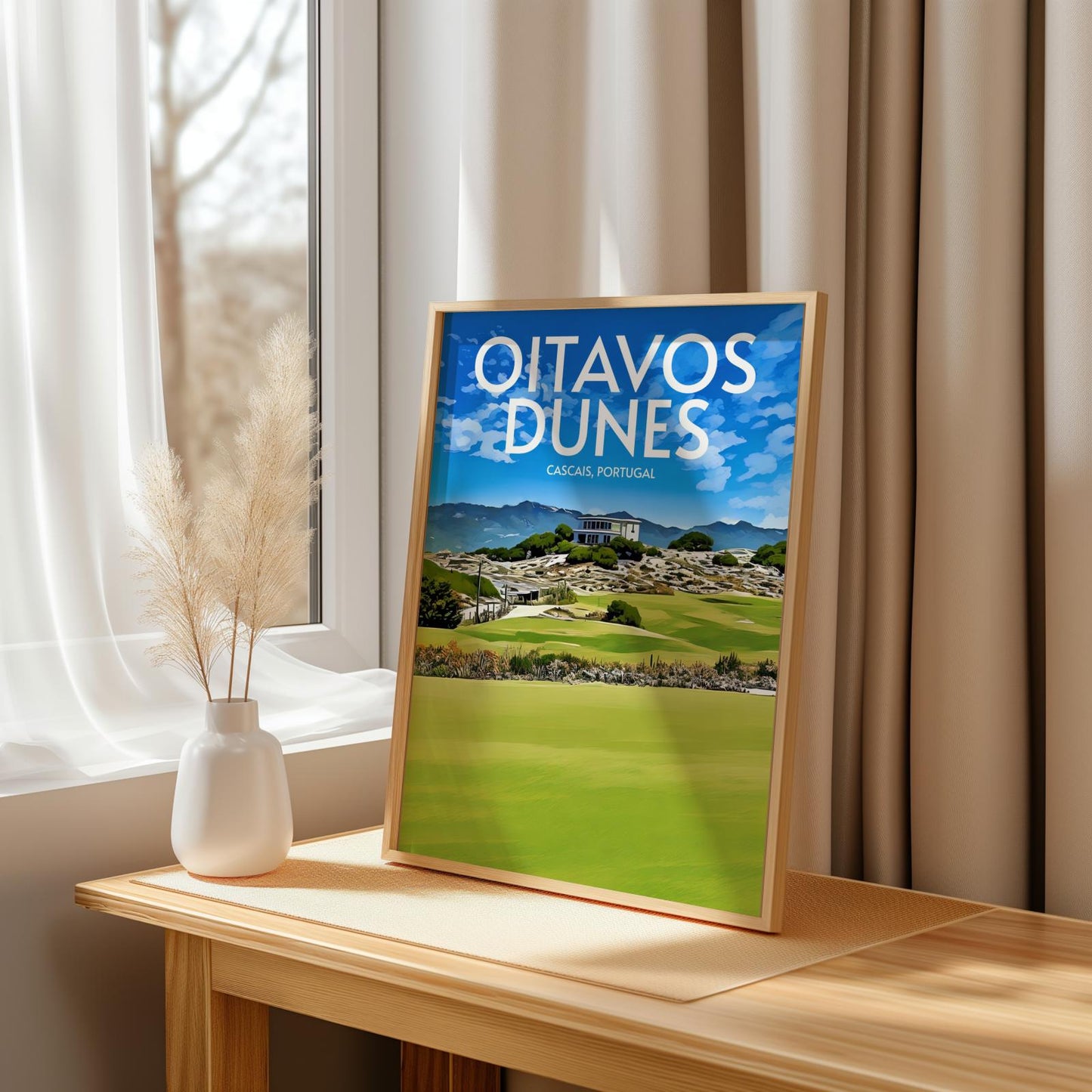 Oitavos Dunes Golf Course Poster Print Wall Art